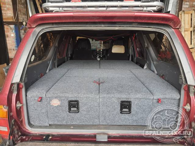 Стандартный спальник (2 ящика на 500мм). Toyota Surf 130