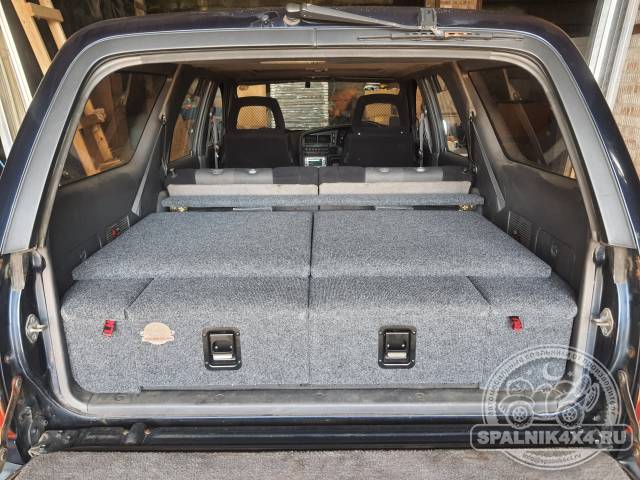 Спальник с ящиками увеличенного объема. Toyota Surf 130