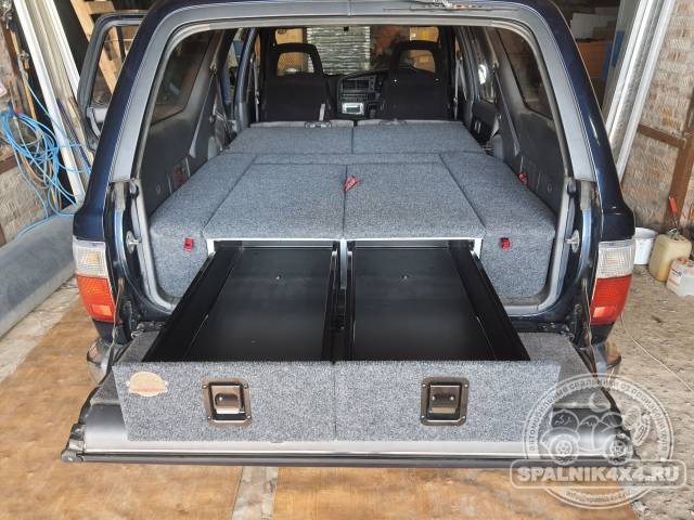 Спальник с ящиками увеличенного объема. Toyota Surf 130