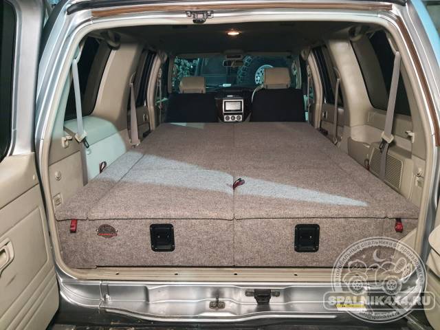 Стандартный спальник (2 ящика на 500мм). Nissan Safari Y61 (2004-2012) рестайл