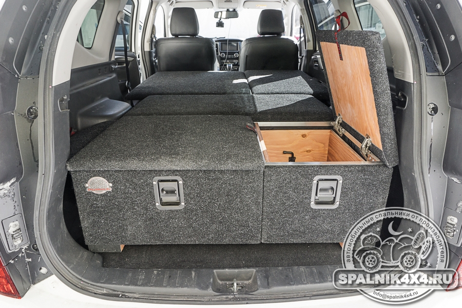 Нестандартный автомобильный спальник для Паджеро Спорт 3го поколения.