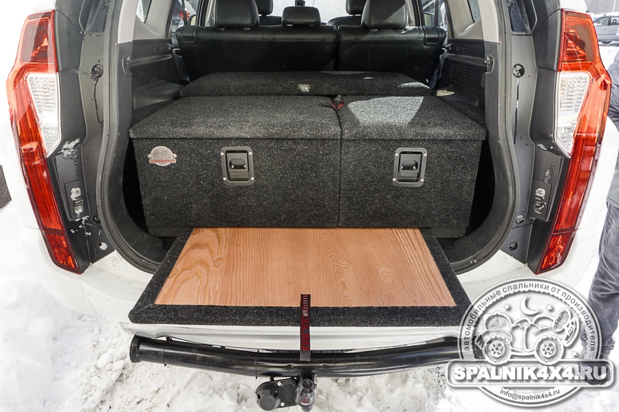 Нестандартный автомобильный спальник для Паджеро Спорт 3го поколения.