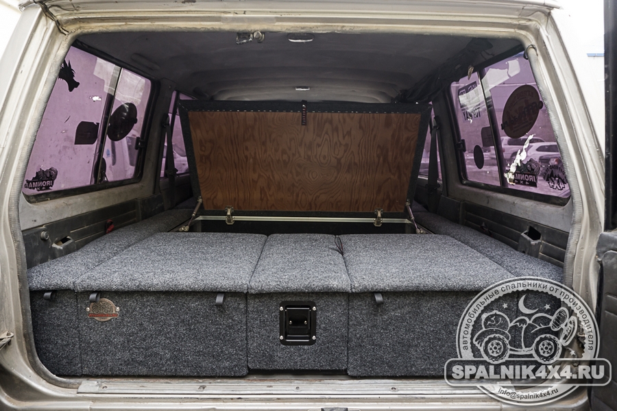 Нестандартный спальник для Nissan Safari /  Patrol Y60 построенный по требованиям заказчика