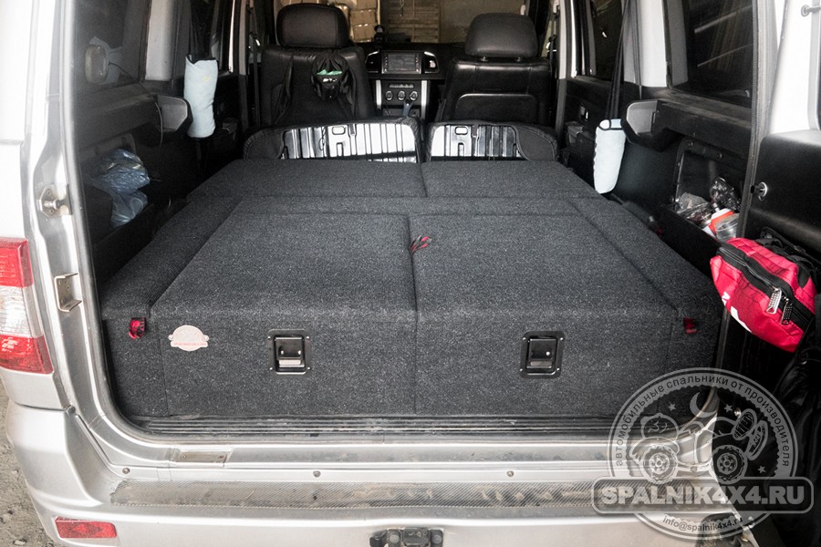 УАЗ Патриот -  автомобильный спальник с ящиками увеличенного объема