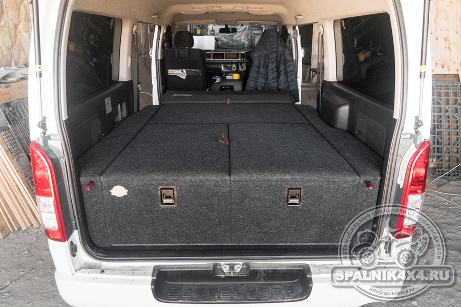 Toyota Hiace TRH216 спальник-органайзер 184 см длиной