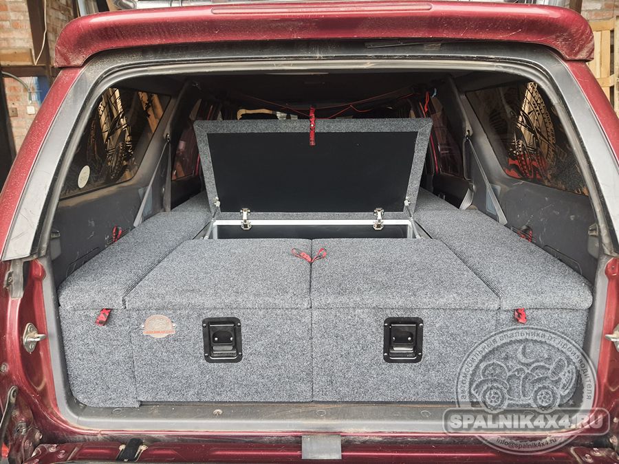 Toyota Surf 130 спальник-органайзер стандартной комплектации