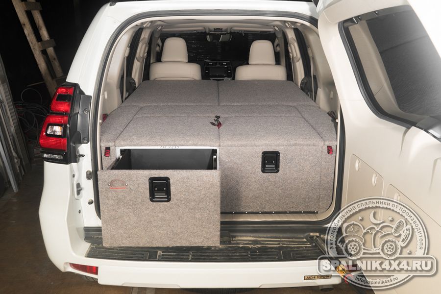 Автомобильный спальник для Тойота Прадо 150. Модельный ряд до 2017 года