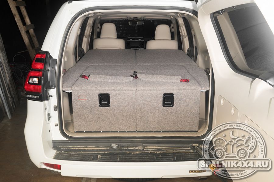 Автомобильный спальник для Тойота Прадо 150. Модельный ряд до 2017 года