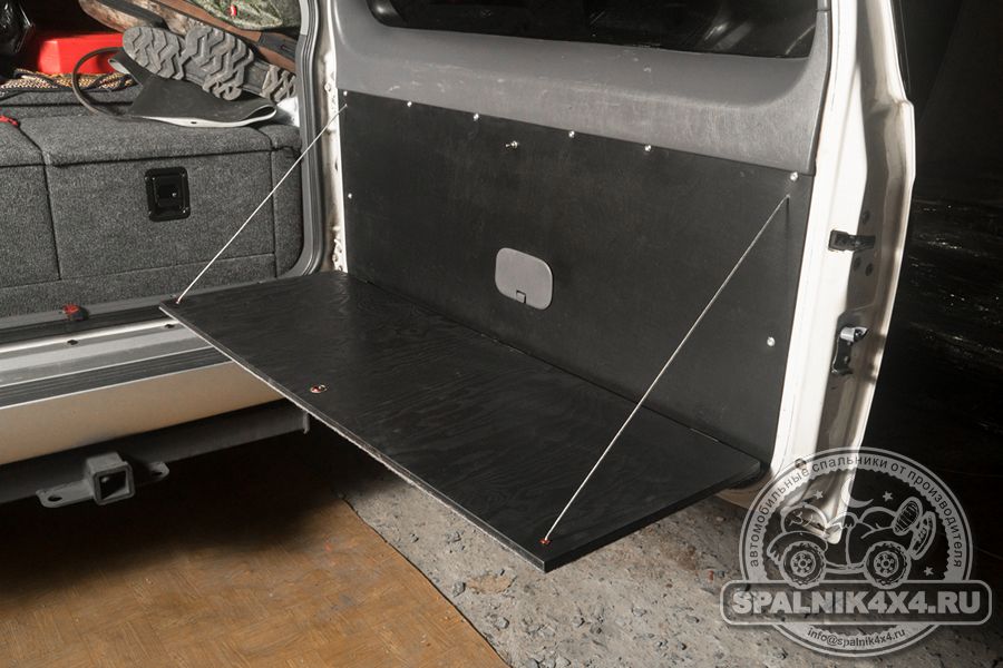 Откидной столик на заднюю дверь багажника для Тойота Прадо 95