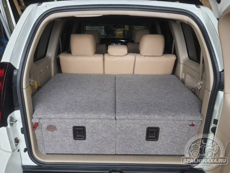 Toyota Prado 120 7-мест - Стандартный спальник (2 ящика на 500мм)