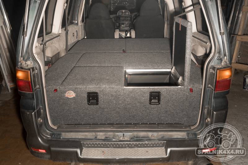 MMC Delica 4 поколение рестайл (07.1997-01.2007) - Стандартный спальник (2 ящика на 500мм)