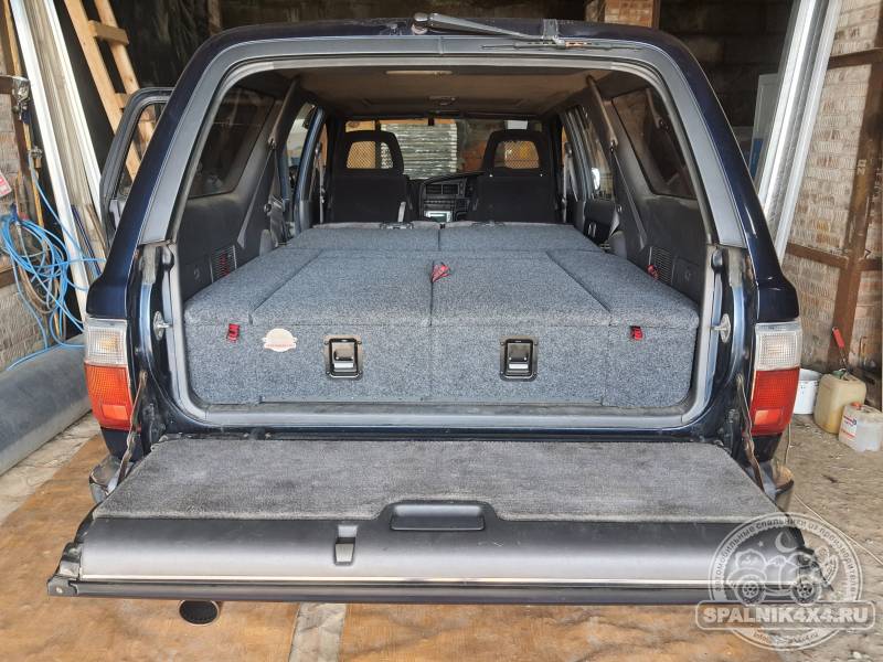 	Toyota Surf 130 - Спальник с ящиками увеличенного объёма