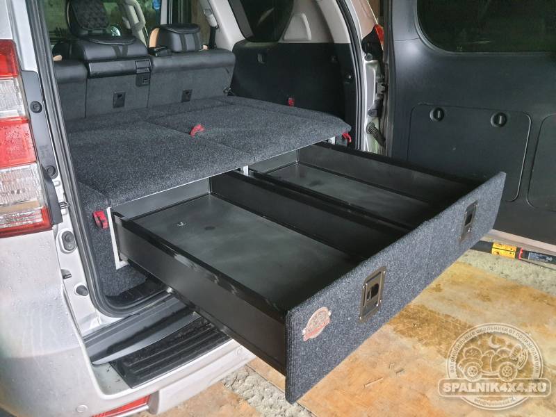 Toyota Prado 150 (2013-2017) - спальник с ящиками увеличенного объема + стол
