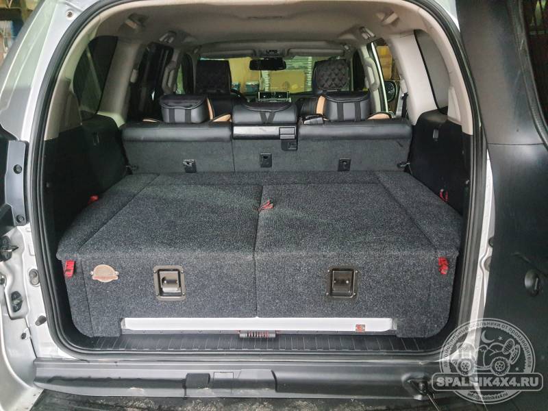 Toyota Prado 150 (2013-2017) - спальник с ящиками увеличенного объема + стол