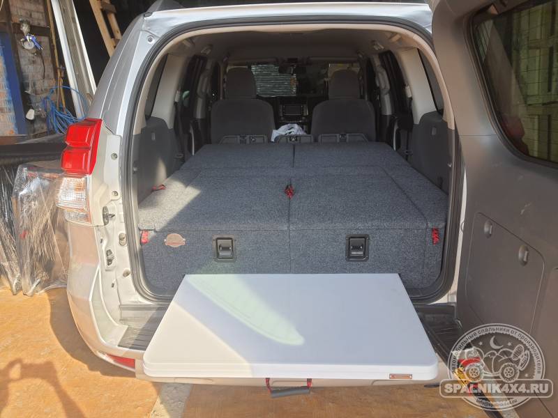 Toyota Prado 150 (2009-2013) - Спальник с ящиками увеличенного объема и столом